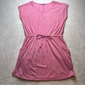 The North Face Active Pink Women's Athleisure Striped Dress Size Large
